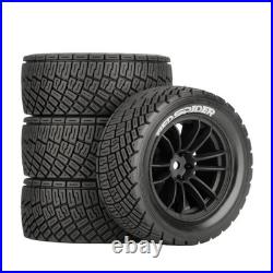 4 Pièces Pneus de Voiture RC Échelle 1/10 Pneus de Rallye RC Coupleur 12 Mm