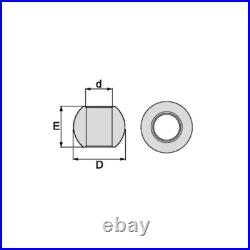 4 X Pièce D'Attelage Boule Boule D'Attelage Cat 2/2 28 X 56Mm