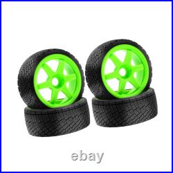 4 pneus RC pour voitures RC 1/7 et 1/8, pièces détachées, trou central de 12