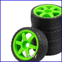 4 pneus RC pour voitures RC 1/7 et 1/8, pièces détachées, trou central de 12