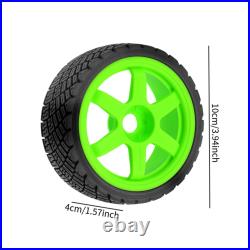 4 pneus RC pour voitures RC 1/7 et 1/8, pièces détachées, trou central de 12