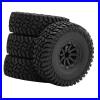 4 pneus pour chenilles télécommandées 1/10, pièces détachées pour modèles