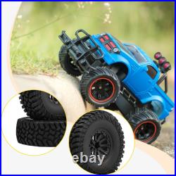 4 pneus pour chenilles télécommandées 1/10, pièces détachées pour modèles