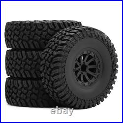 4 pneus pour chenilles télécommandées 1/10, pièces détachées pour modèles