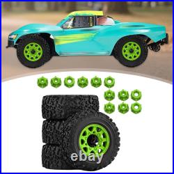 4 roues et pneus pour camion RC 1/10 Pièces détachées robustes et durables