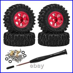 4 roues et pneus pour voiture RC 1/30 Pièces détachées robustes et durables