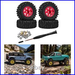 4 roues et pneus pour voiture RC 1/30 Pièces détachées robustes et durables