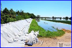 500 Pièces Inondation Protection Sac de Sable 12,5 kg Approprié 40 X 60 Cm