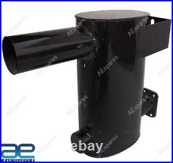 AEspares 3DX JCB Silencieux D'Échappement Principal Acier Laqué Noir