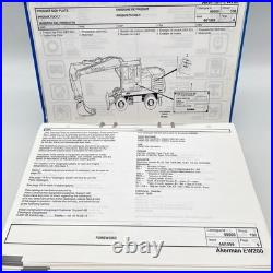 Akerman Pelle sur Pneus EW200 Liste Pièces Détachées Catalogue Réparation 1999