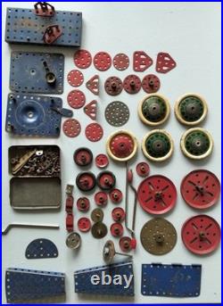 Anciennes pièces détachées MECCANO roues Métal & pneus caoutchouc À Voir