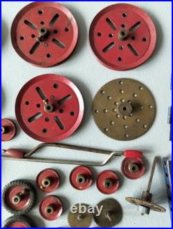 Anciennes pièces détachées MECCANO roues Métal & pneus caoutchouc À Voir