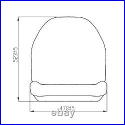 Assise Grand Déplacer Convient À John Deere Tondeuse Gator Tracteur-Tondeuse PVC