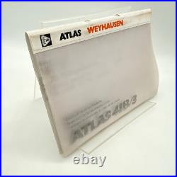 Atlas / Chargeuse Sur Pneus / 41 B/3 / Liste Des Pièces Détachées / 1987