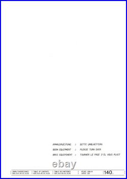 Atlas Pelle sur Pneus 1304 M Série 136 Liste Pièces Détachées Catalogue de 1991 Atlas Pelle sur Pneus 1304 M Série 136 Liste Pièces Détachées Catalogue de 1991