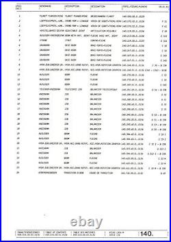 Atlas Pelle sur Pneus 1304 M Série 136 Liste Pièces Détachées Catalogue de 1991