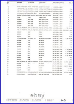 Atlas Pelle sur Pneus 1304 M Série 136 Liste Pièces Détachées Catalogue de 1991 Atlas Pelle sur Pneus 1304 M Série 136 Liste Pièces Détachées Catalogue de 1991