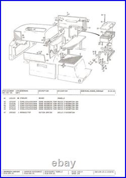 Atlas Pelle sur Pneus 1304 M Série 136 Liste Pièces Détachées Catalogue de 1991