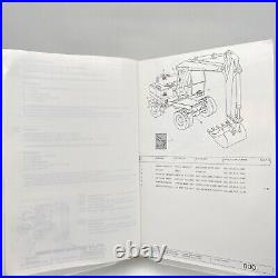 Atlas Pelle sur Pneus 1404 Liste Pièces Détachées Catalogue de Réparation 1992