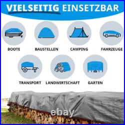 Bâche de Protection Indéchirable 80 G/M² Gewebeplane Bâche Couverture Holzplane