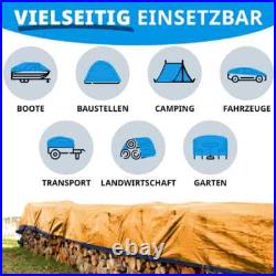 Bâche de Protection Indéchirable 80 G/M² Gewebeplane Bâche Couverture Holzplane