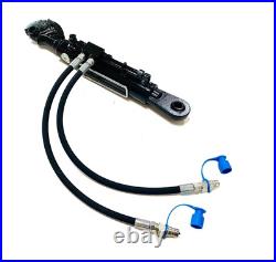 Barre supérieure hydraulique CAT 2-2 680-1036 mm Clapet + 2 flexibles