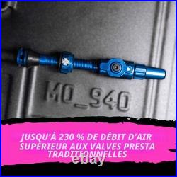 Big Bore Lite Tubeless Valves 30 mm Pneus Pièces Détachées Iridescent