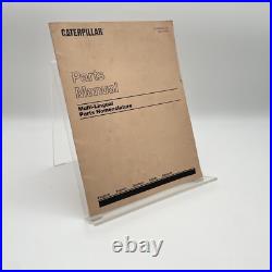 Caterpillar/ Pelleteuse/ Pelle sur Pneus / M 320 /Liste Pièces Détachées/Pièces