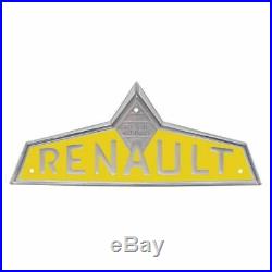 Emblème frontal jaune pour Renault-Claas D22