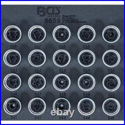Jeu De Douilles Bgs Technic Pour Ecrou Antivol Jantes Vag 541-560