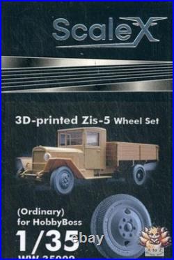 Jeu de roues 1/35 ZiS-5 pneus de rechange Hobby Boss pièces détachées modèle