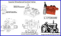 Kit De Valve de Commande à Distance Hydraulique Simple Pour Massey