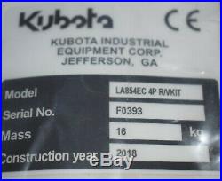 Kit distributeur hydraulique de chargeur LA854 EC KUBOTA L5040 L5240 L5740 neuf