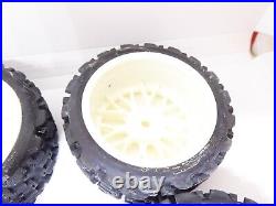 Kyosho 1/10 Vauxhall Astra Pieces / Parts 4 Pneus + Jantes Tyres 45