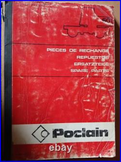 POCLAIN 60 P pneus 60P catalogue pièces détachées