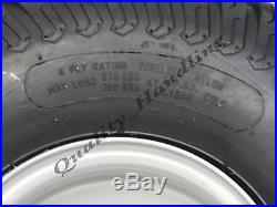 Paire 15x6.00-6 pneu type gazon sur jante -tondeuse autoportée- chariot-buggy