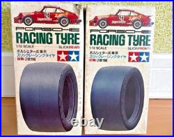 Pièces détachées pneus Porsche Turb Slick Tamiya 1/12 pour 1 voiture