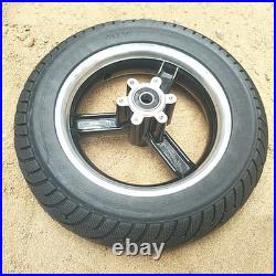 Pneu Pratique Solide Noir Frein Caoutchouc Pièces Détachées Roue Pneu 10 Pouc