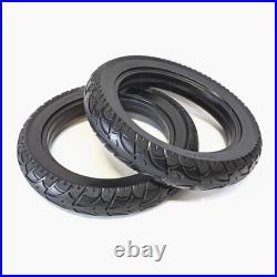 Pneu solide pratique 12 pouces pièces détachées résistance à l'usure noir 1