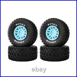 Pneus Pré-collés pour Arrma 1/16 Mojave Grom Bleu Pièces Détachées Lot de 4