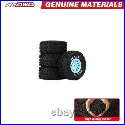 Pneus Pré-collés pour Arrma 1/16 Mojave Grom Bleu Pièces Détachées Lot de 4