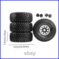 Pneus courts pour voiture télécommandée, 1/7 1/8, pièces détachées