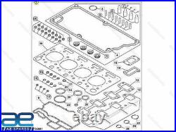 Pour Jcb 3CX Pièces de Rechange Véritable Haut Joint Turbo Moteur Pièce Numéro