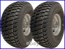Roues de tondeuse à gazon 15x6.00-6, pneu P332 à 4 plis monté sur jante, rouleme