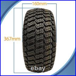 Roues de tondeuse à gazon 15x6.00-6, pneu P332 à 4 plis monté sur jante, rouleme