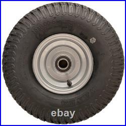 Roues de tondeuse à gazon 15x6.00-6, pneu P332 à 4 plis monté sur jante, rouleme