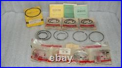 Segments de pistons neufs d'origine GOETZE pour Peugeot 203 côte +0.020