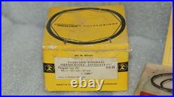 Segments de pistons neufs d'origine GOETZE pour Peugeot 203 côte +0.020