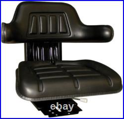 Siège RM20 105 Universel PVC Noir Mécaniques Droit Et Oblique Console Tracteur