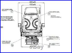 Siège de Tracteur PVC Chariot Élévateur Baggersitz Valse Mini Pelle CS85H/90AR